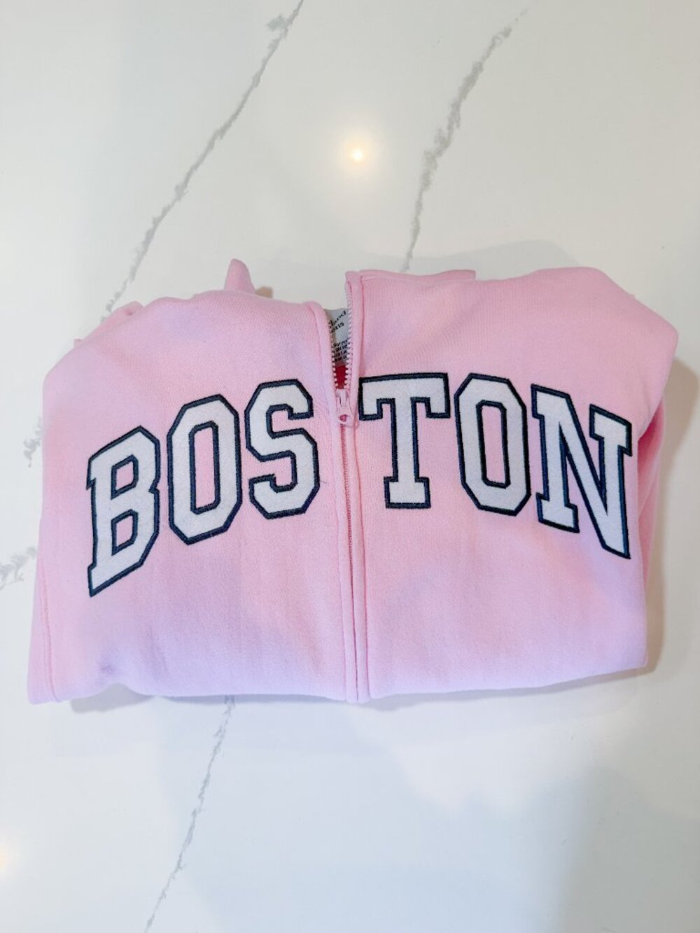 Light Pink Boston Zip-Up